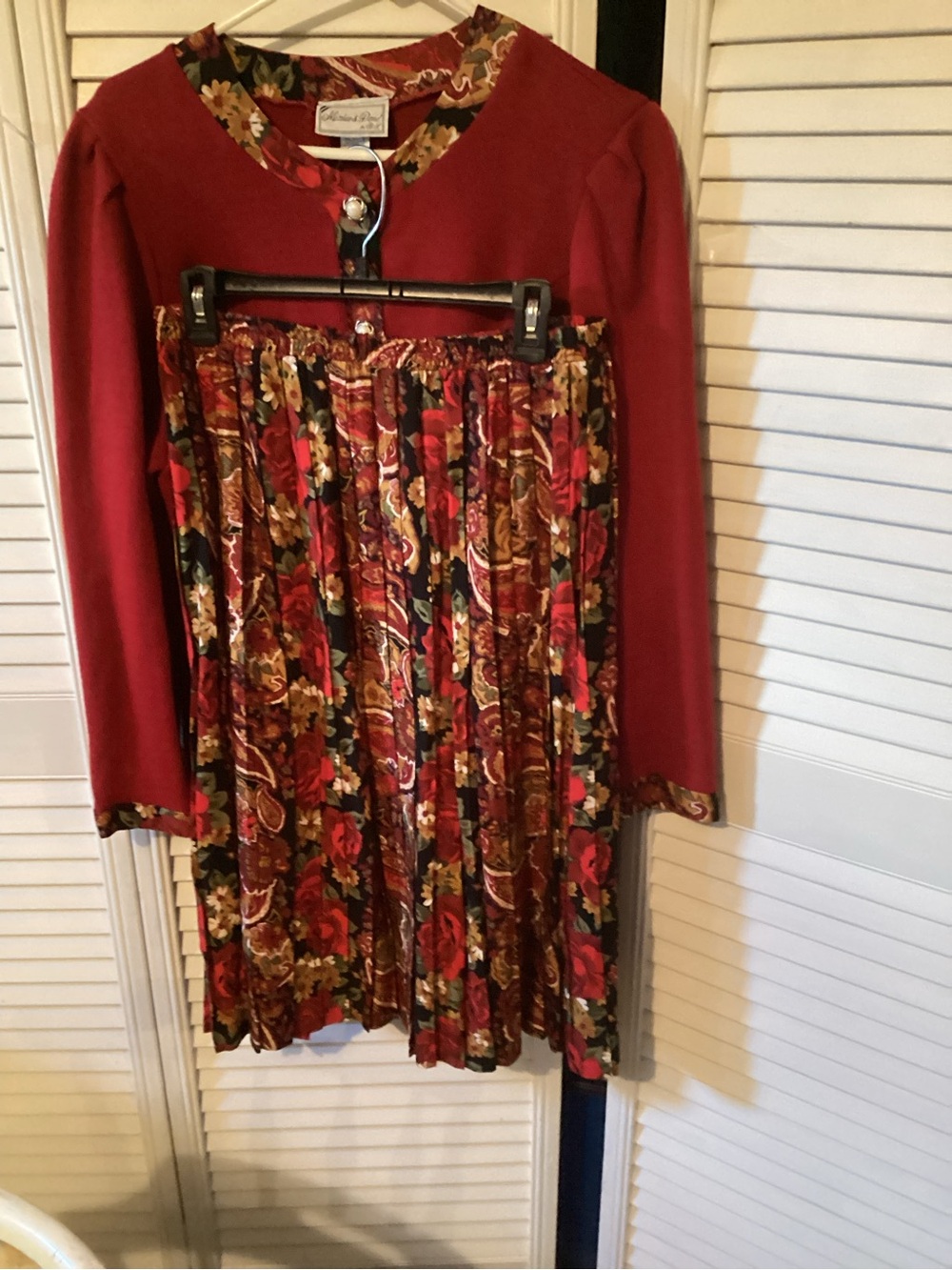 Harvest Rose Floral Pleated Dress - Women - Unbranded